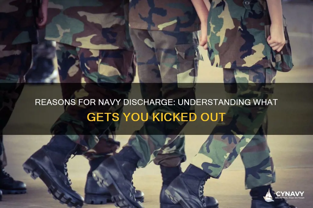 what gete you kicked out of the navy
