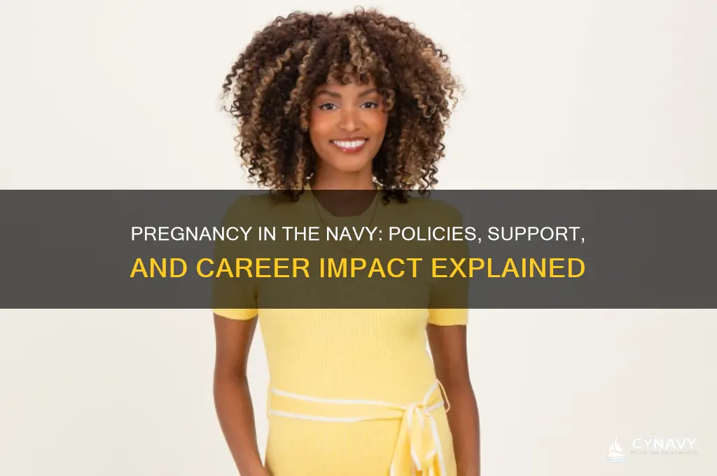what happens if a woman gets pregnant in the navy
