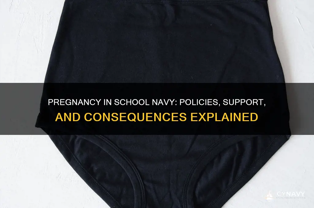 what happens if you get pregnant in a school navy