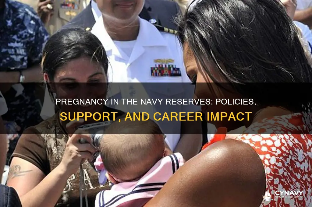 what happens if you get pregnant in the navy reserves