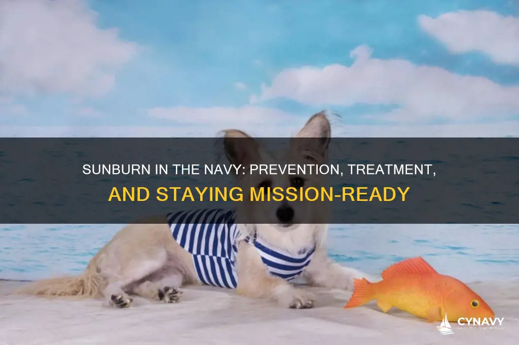what if i get sunburned in the navy