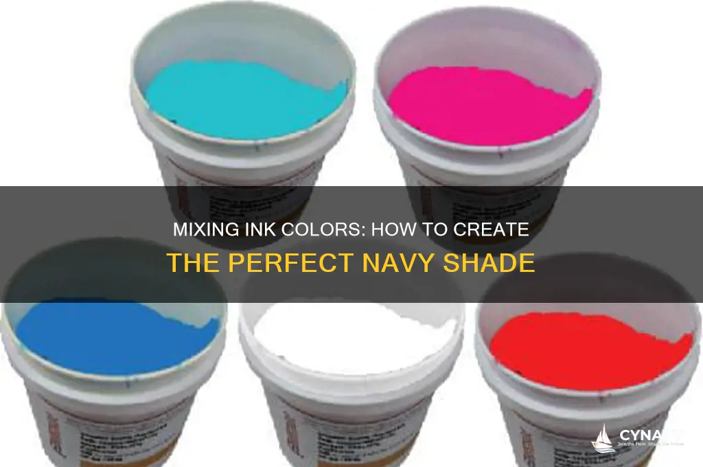 what ink colors do i mix to get navy