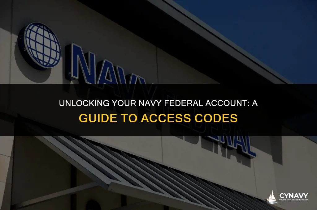 what is a navy federal access code