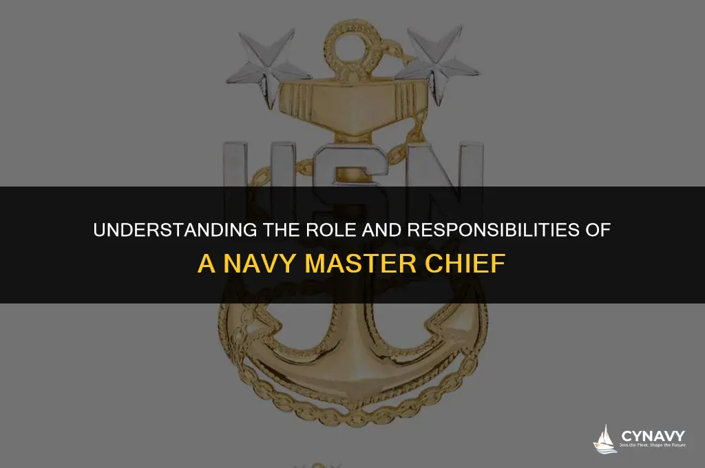 what is a navy master chief