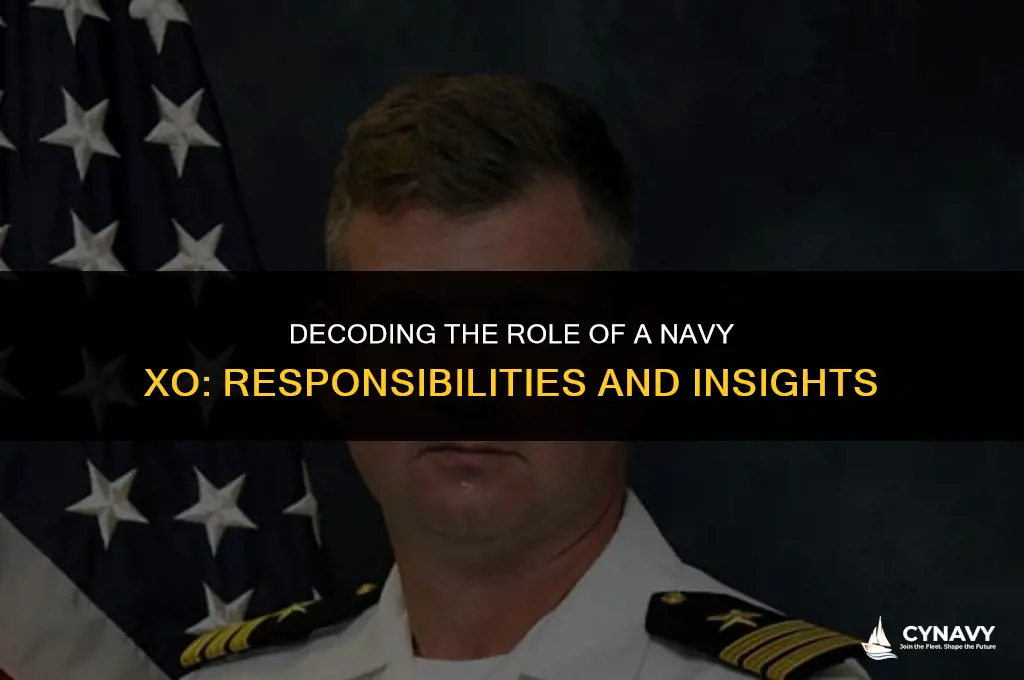 what is a navy xo