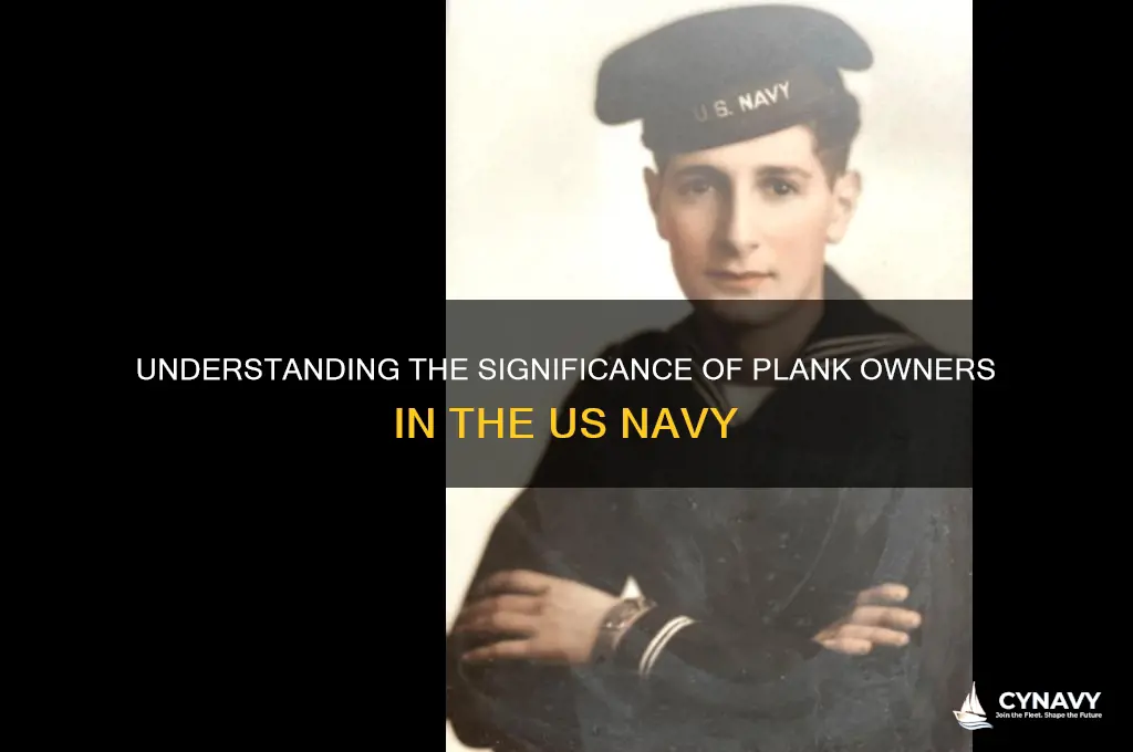 what is a plank owner in the us navy