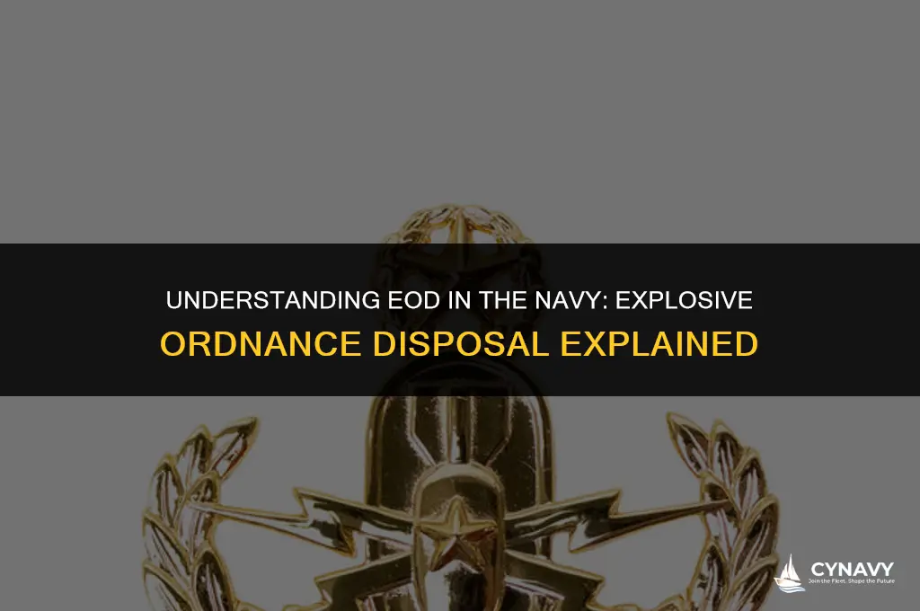 what is eod in the navy