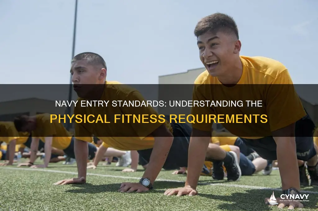 what is minimum physical requirements to get into navy