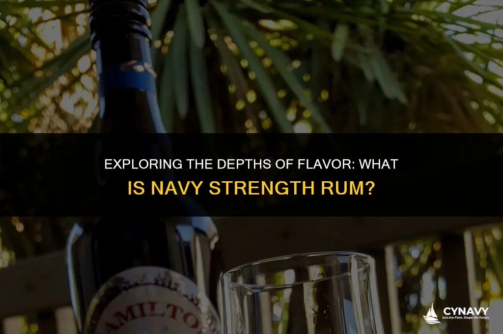 what is navy strength rum