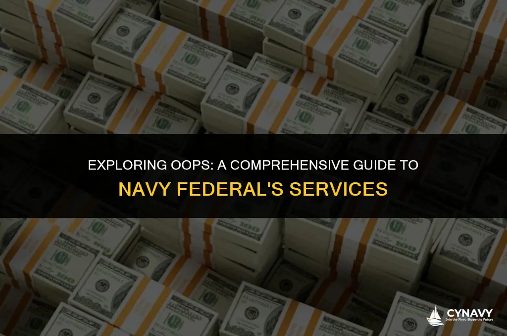 what is oops navy federal