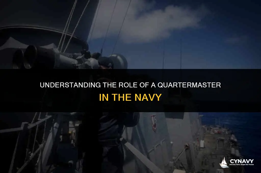 what is quartermaster in navy