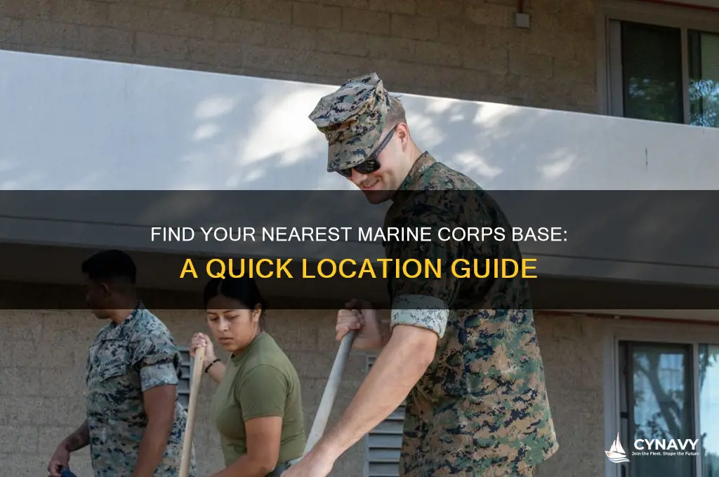 what is the closest marine corps base to me