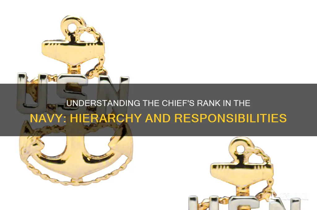 what is the rank of chief in the navy