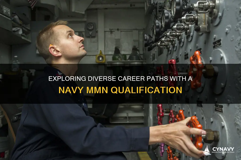 what jobs can you get with a navy mmn