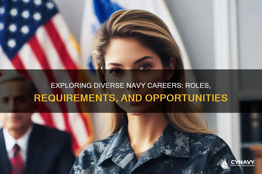 what kind of job can i get in the navy