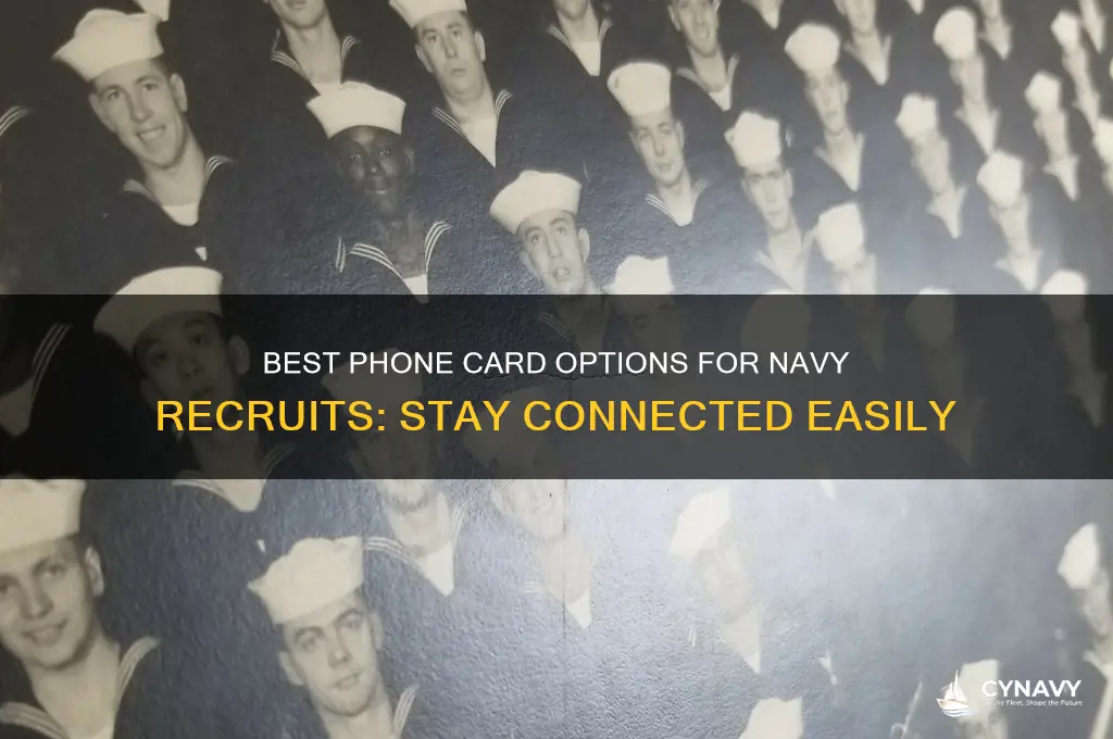 what kind of phone card to get navy recruit