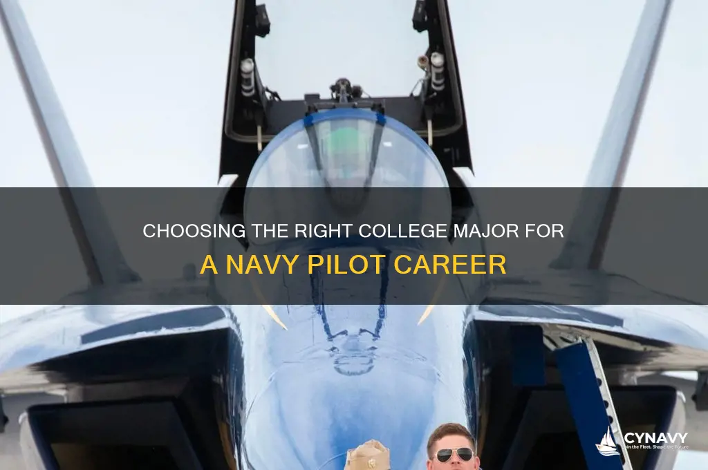 what major should i get for a navy pilot