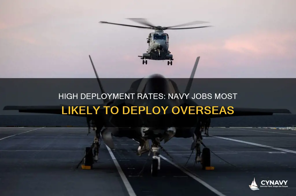 what navy jobs get deployed the most