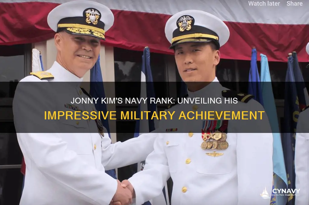 what rank in navy did jonny kim get