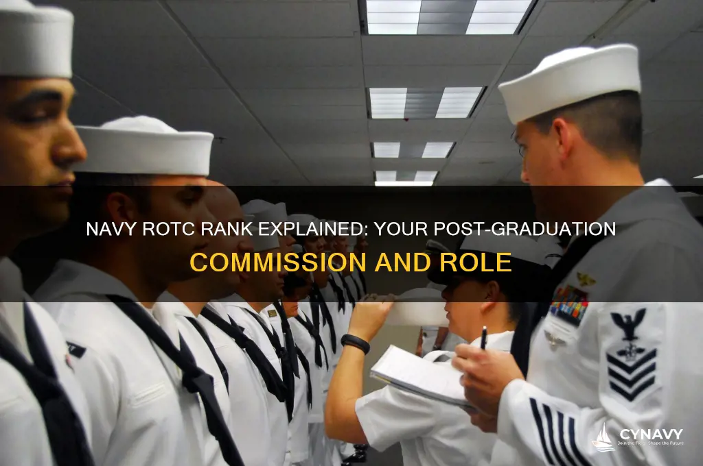 what rank in the navy would you get after rotc