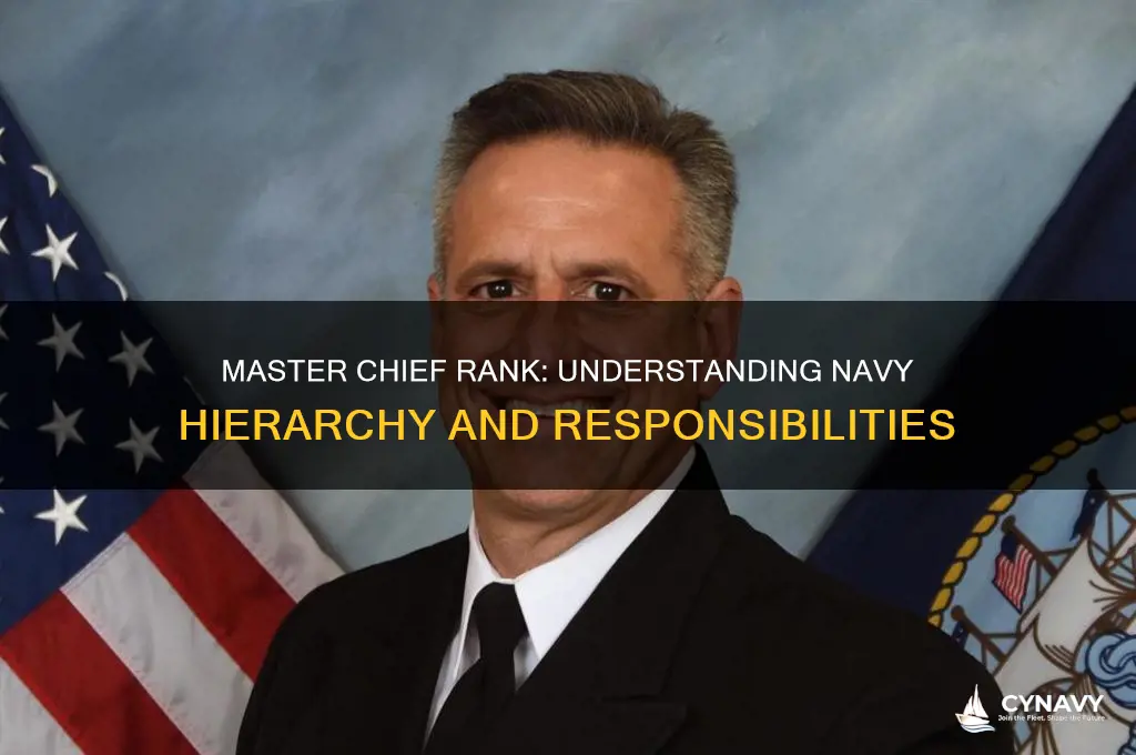 what rank is a master chief in the navy