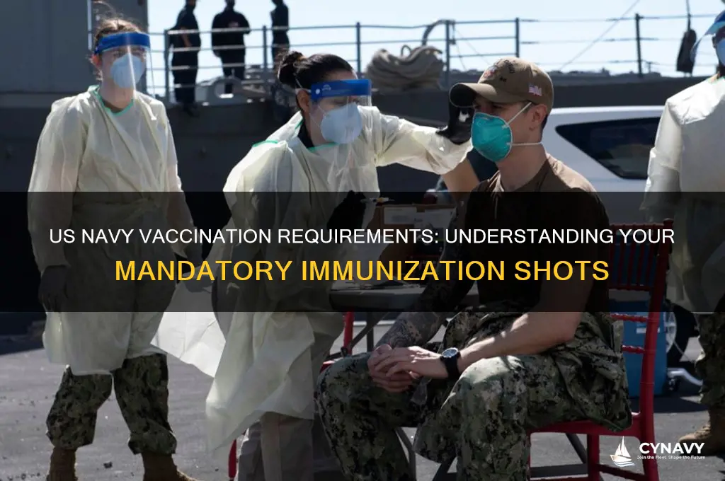 what shot do i get in the us navy