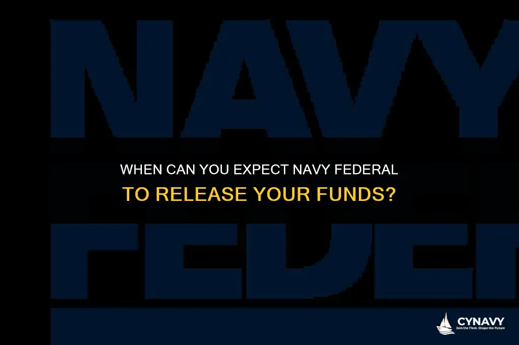 what time does navy federal release funds