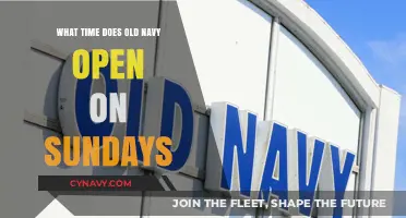 Sunday Funday: Discover Old Navy's Opening Hours for Weekend Shopping!