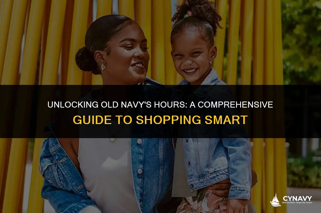 what time does old navy