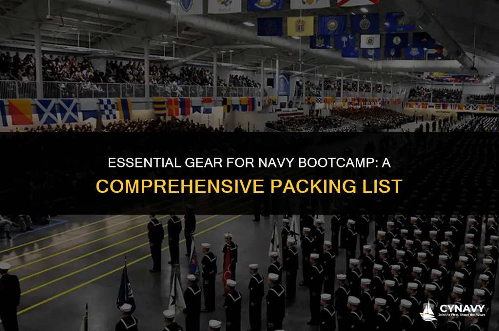 what to bring to navy bootcamp