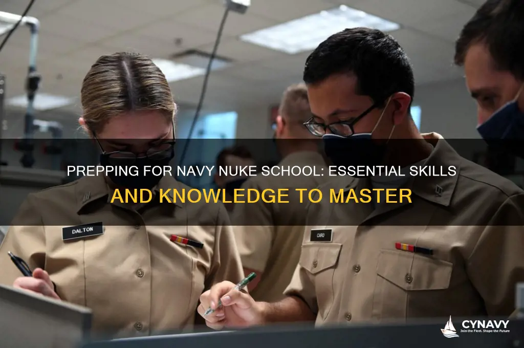 what to learn to get prepped for nuke school navy