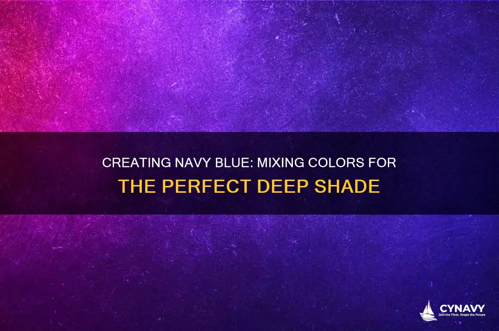 what to mix to get navy blue
