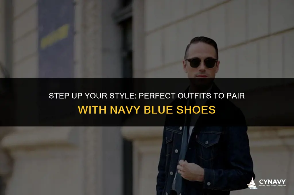 what to wear with navy blue shoes