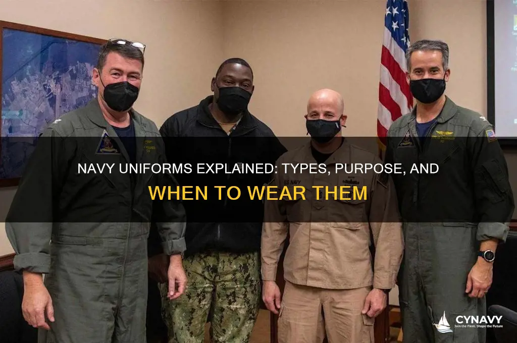 what uniforms do you get in the navy