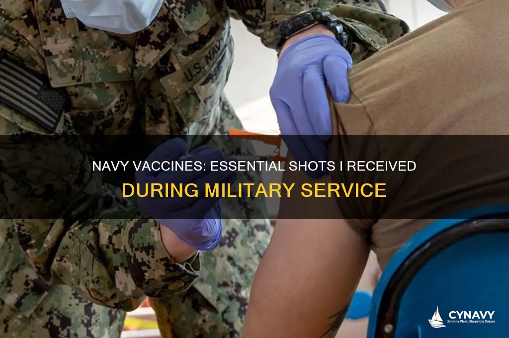 what vaccines did i get when went in the navy