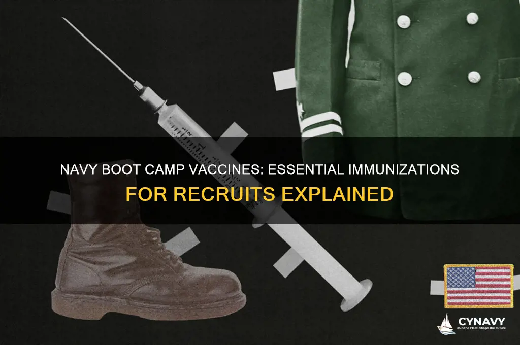 what vaccines do you get in navy boot camp
