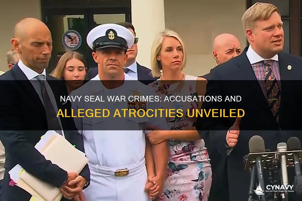 what war crimes did the navy seal get accused of