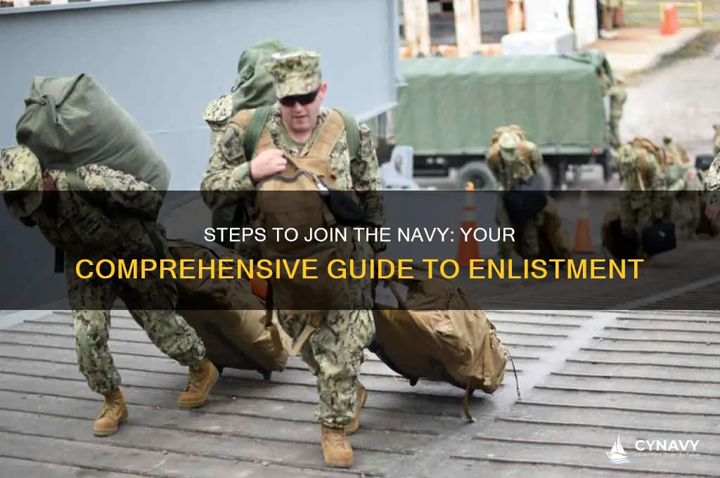 what you gotta do to get into the navy