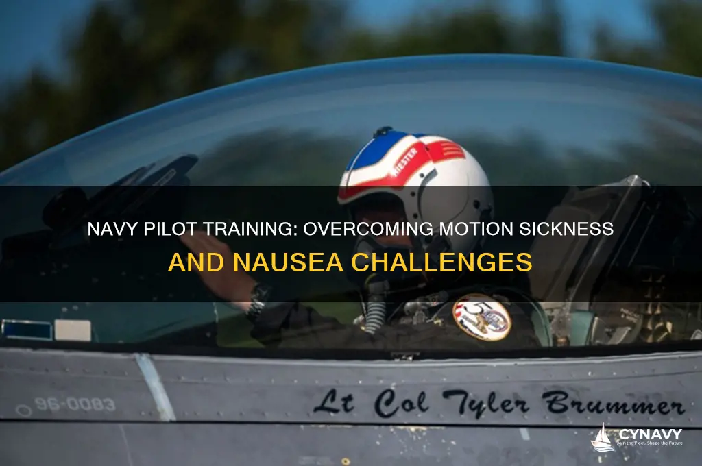 when becoming a pilot for navy do you get naseous