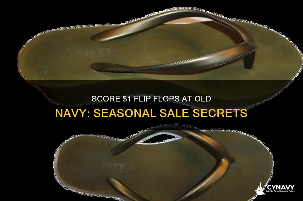 when can you get 1 flip flops at old navy