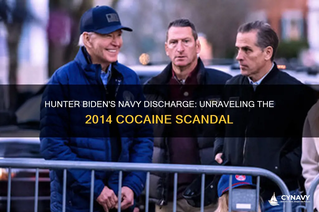 when did hunter biden get kicked out of navy