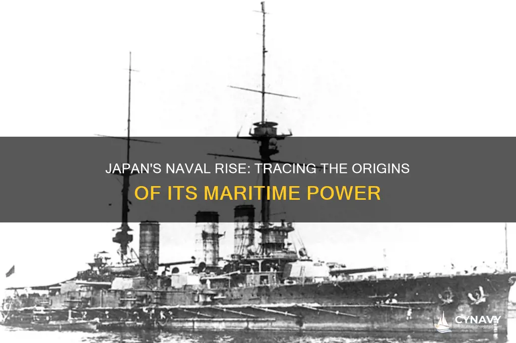 when did japan get a navy
