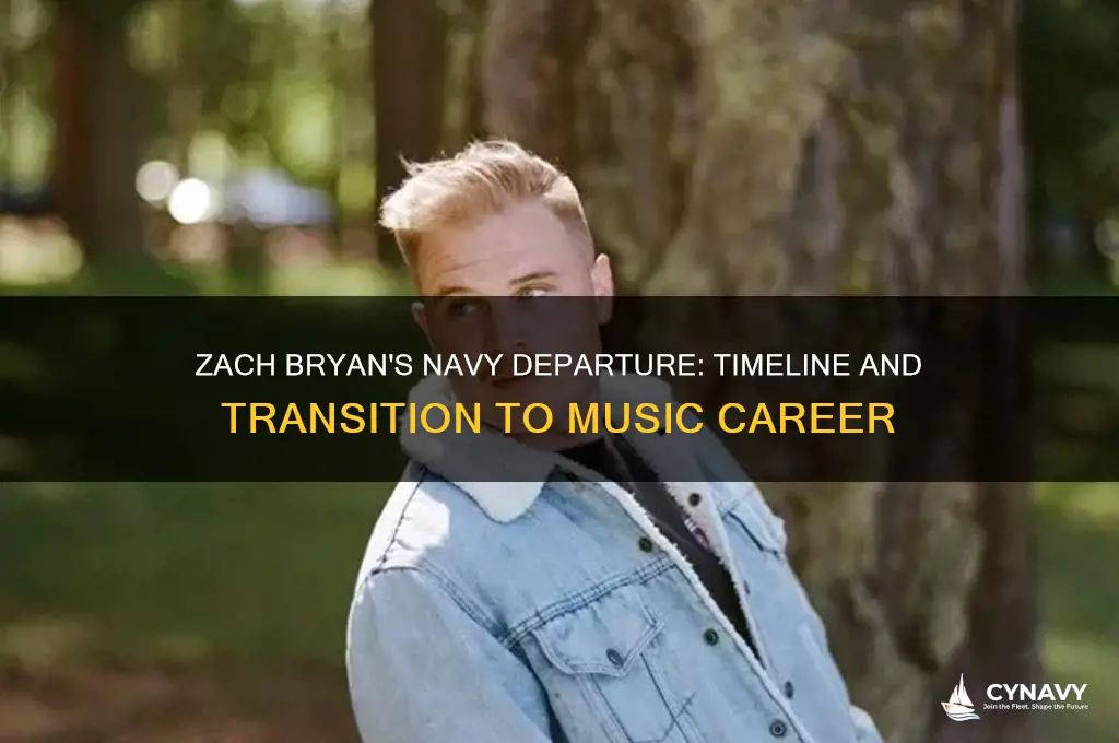 when did zach bryan get out of the navy
