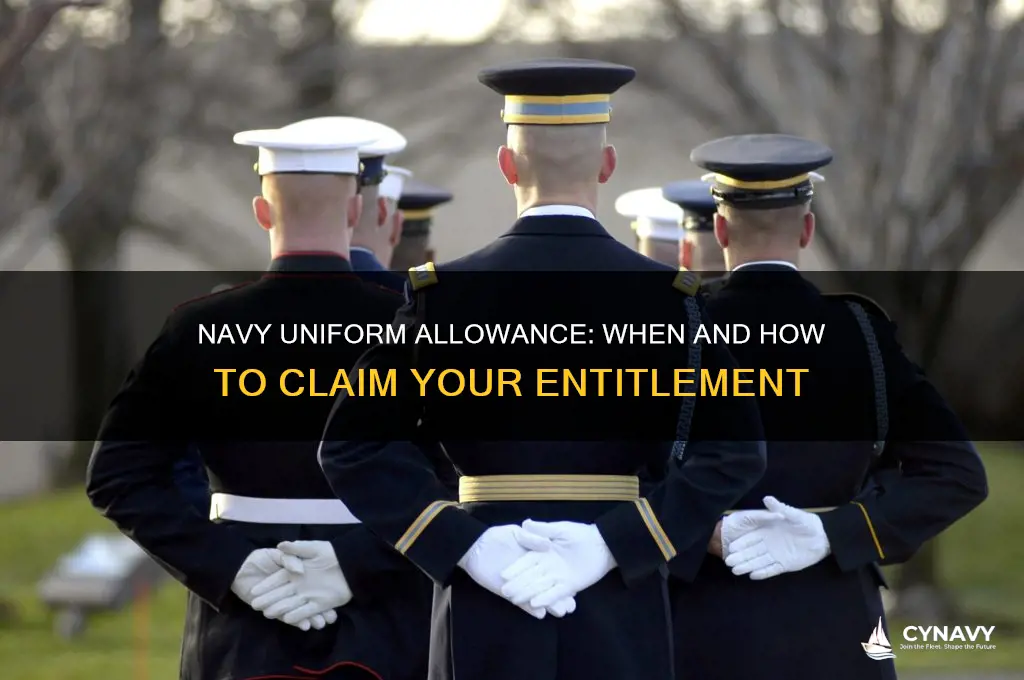 when do i get my uniform allowance navy