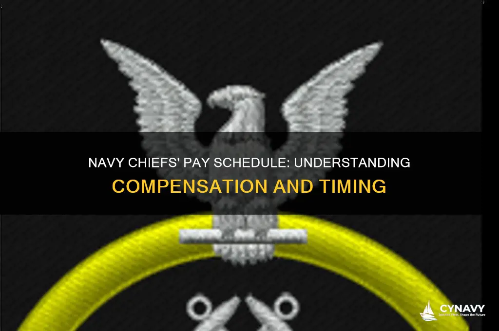 when do navy chiefs get paid