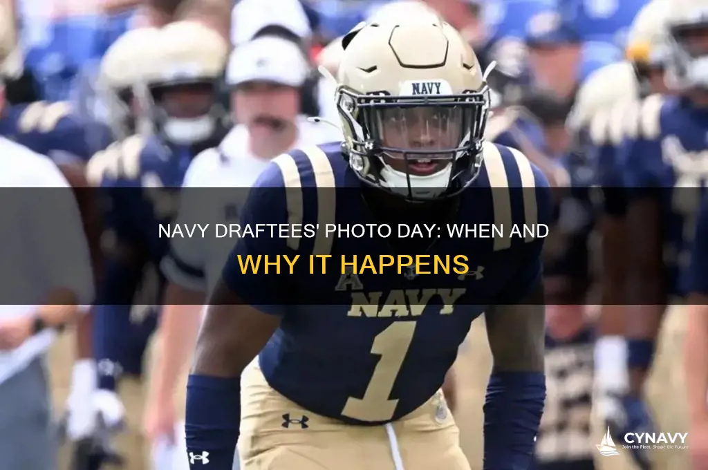 when do navy draftees get their photo taken