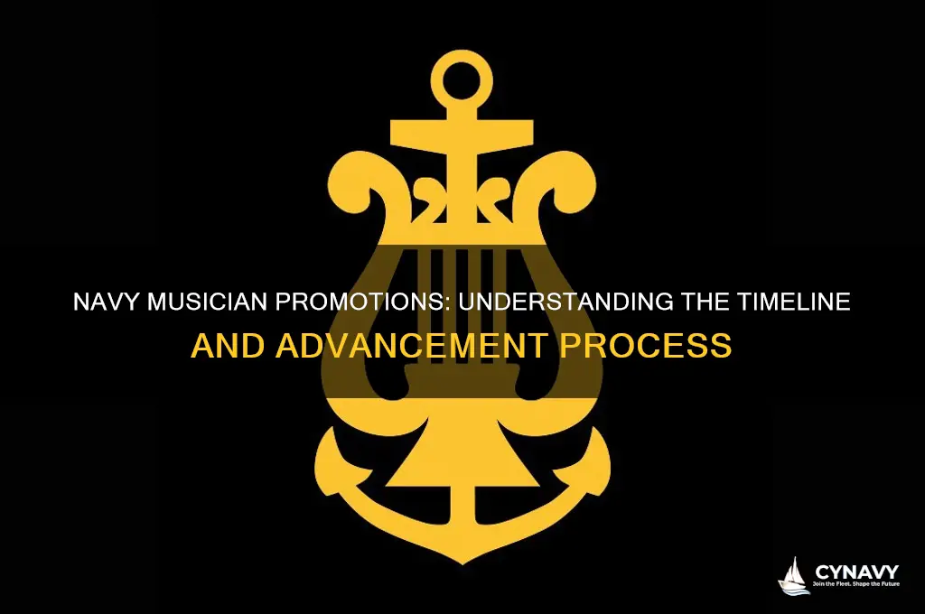 when do navy musicians get promoted