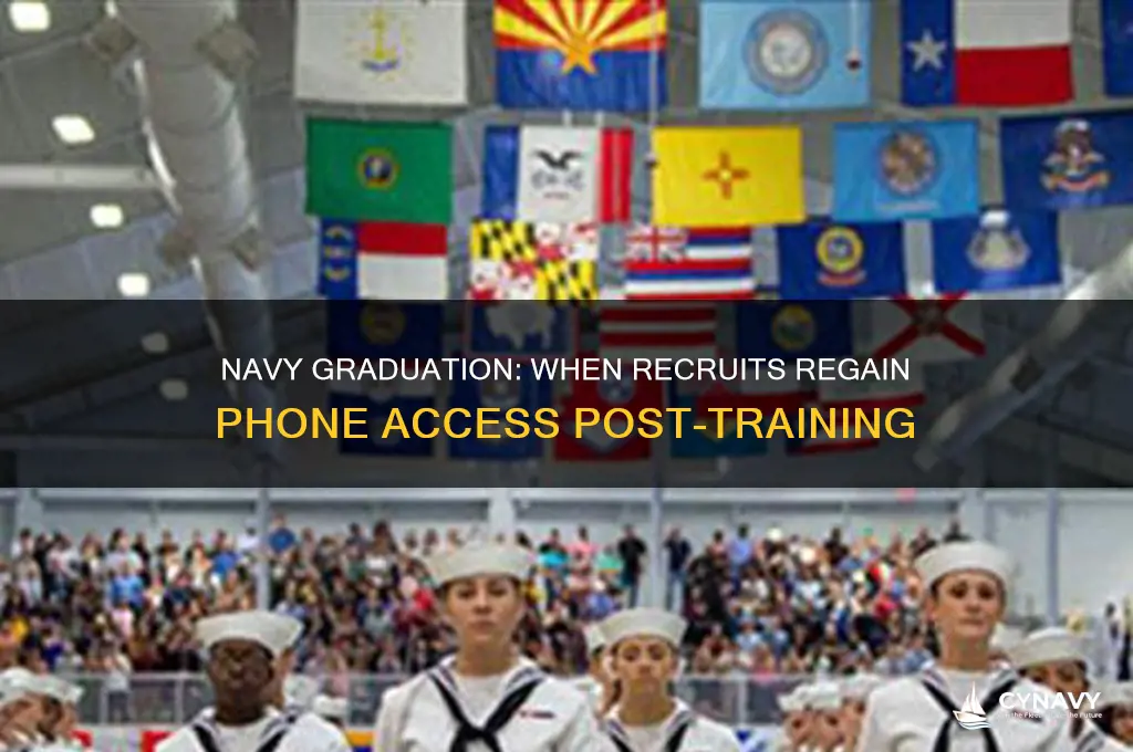 when do navy recruits get their phones back after graduation