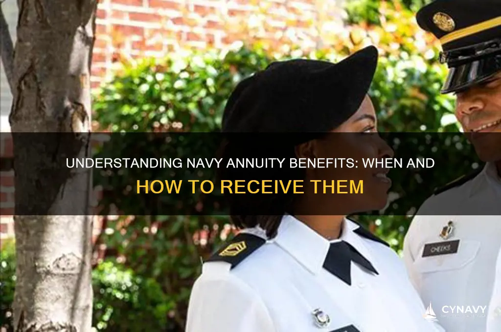 when do you get annity from navy