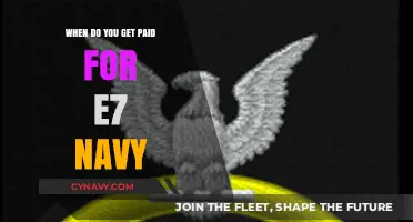E7 Navy Pay Schedule: Understanding When You Receive Compensation